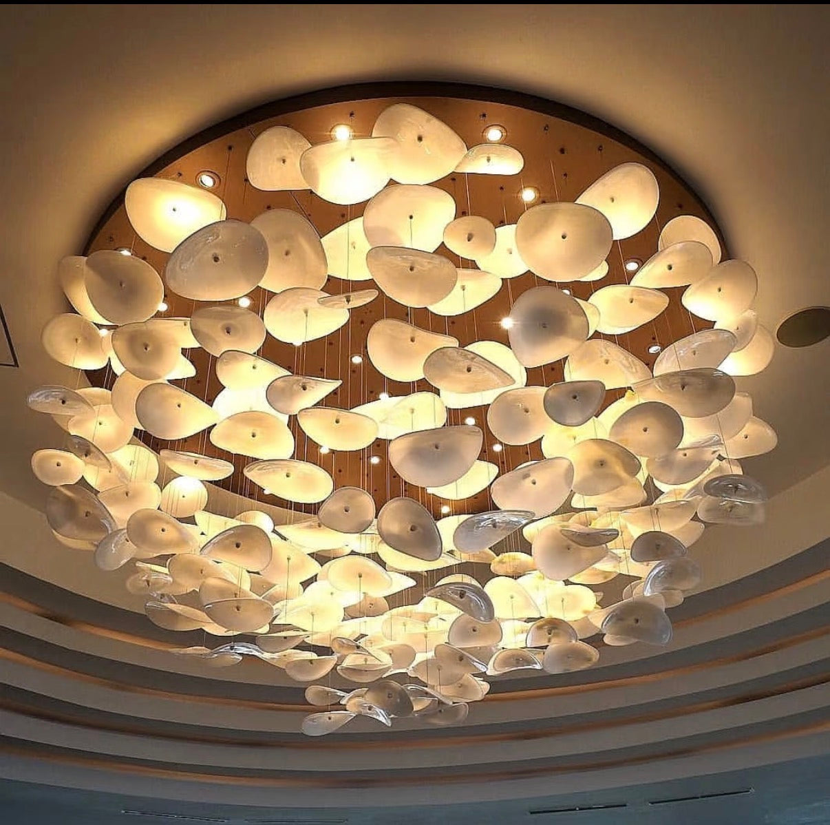 Cloud Glass Art Chandelier