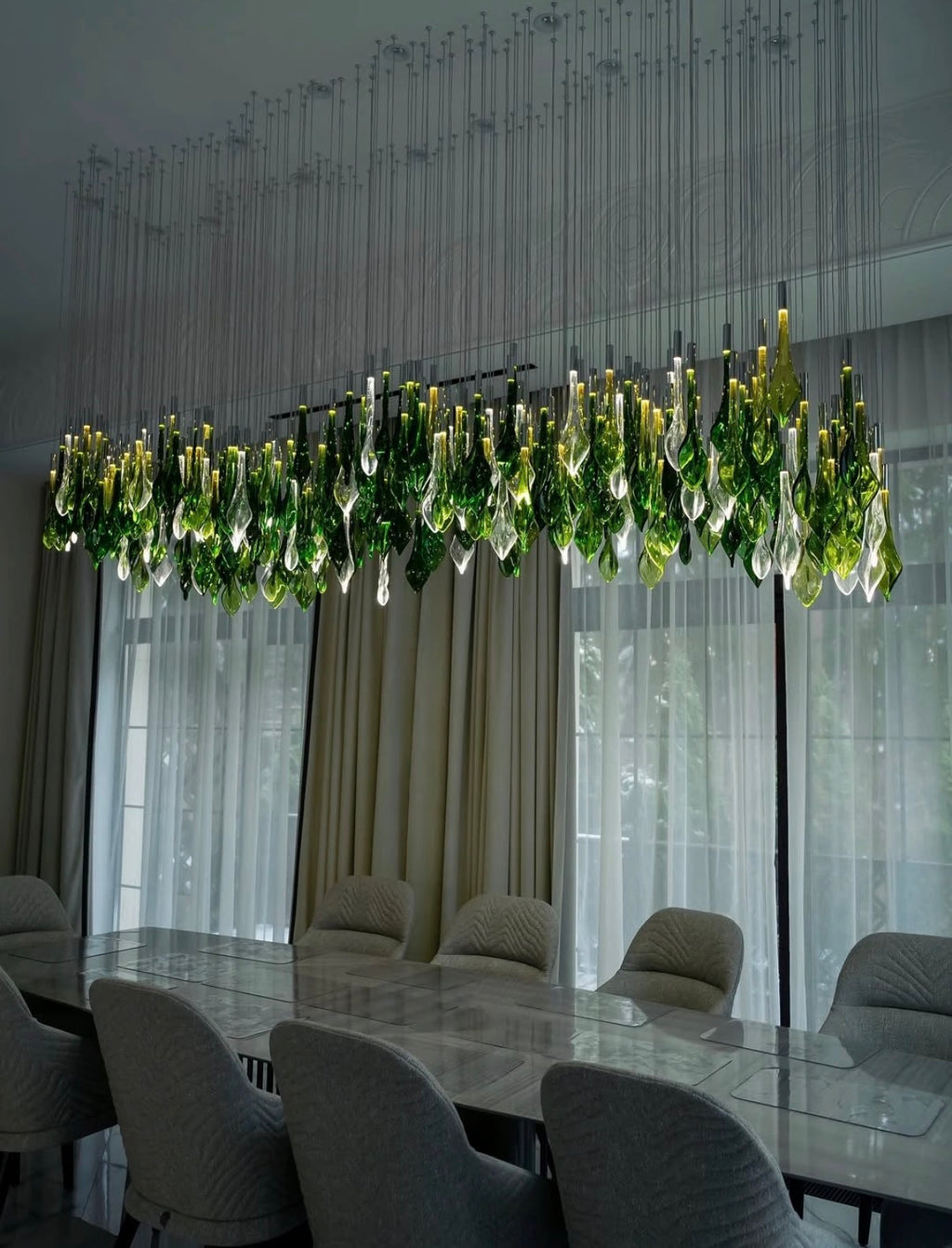 Emerald Whisper Chandelier