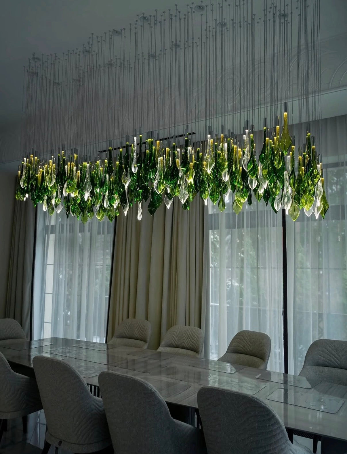 Emerald Whisper Chandelier
