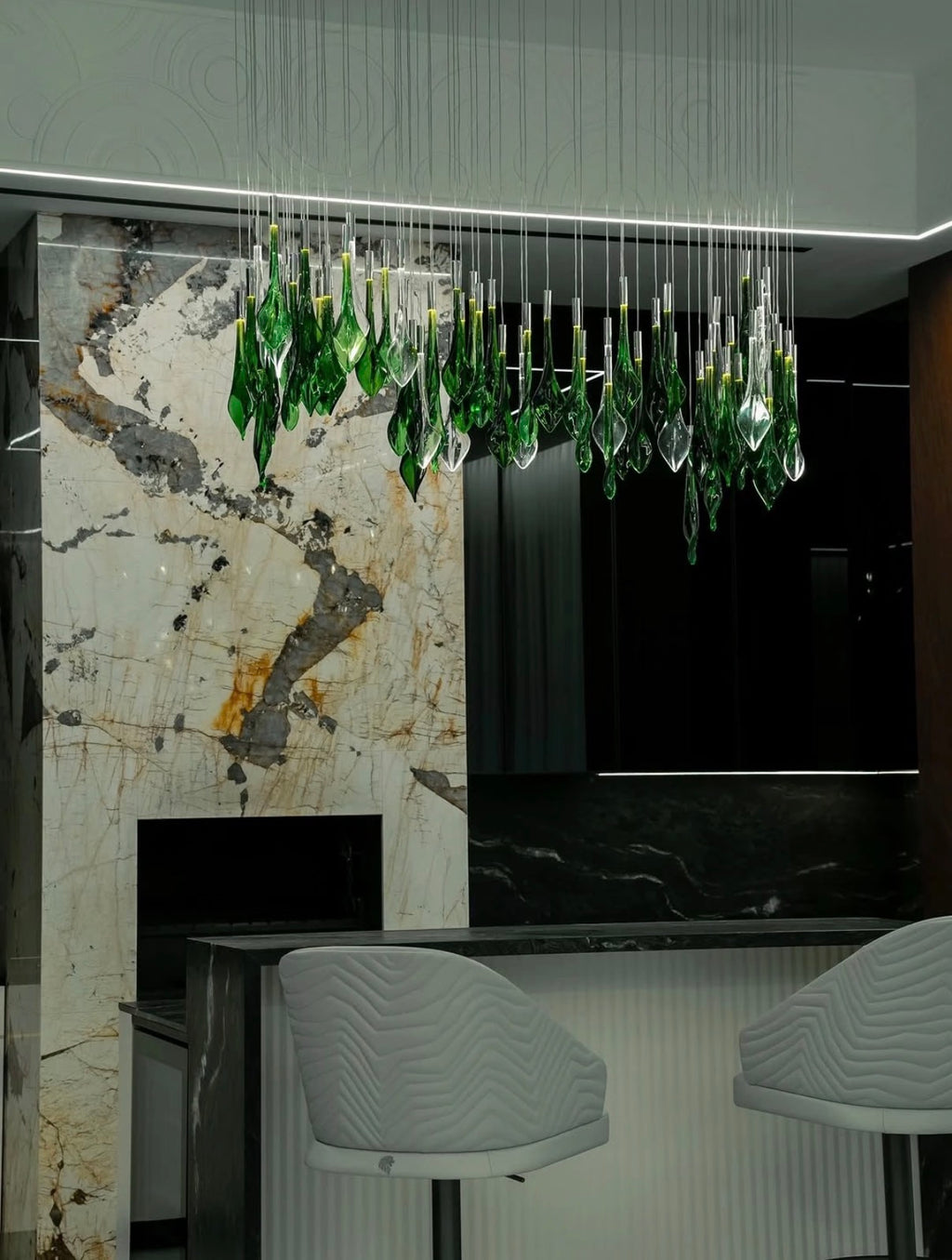 Emerald Whisper Chandelier
